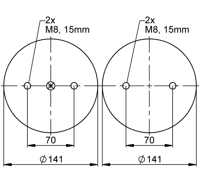 FS 120-9 CI G1/4 | 马牌康迪泰克单囊式空气驱动器