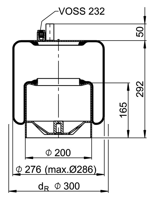 4390 N P22 | 康迪泰克空气弹簧 适用于梅赛德斯-奔驰阿克托斯卡车