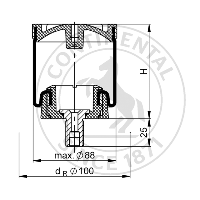SK 37-8 P02 G1/8 | 马牌康迪泰克袖式空气驱动器