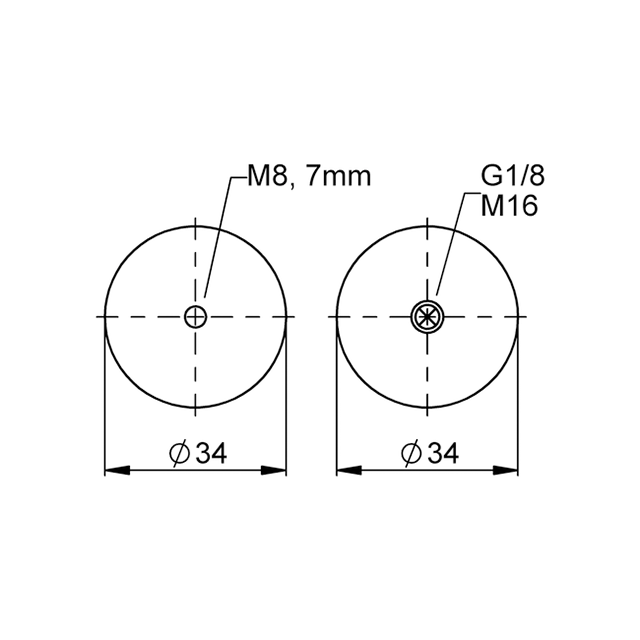 SK 19-4 G1/8 | 马牌康迪泰克袖式空气驱动器