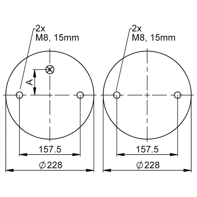 FD 330-22 CI G1/4 | 马牌康迪泰克双囊式空气驱动器