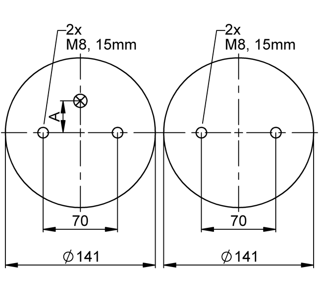 FD 110-15 CI | 马牌康迪泰克双囊式空气驱动器