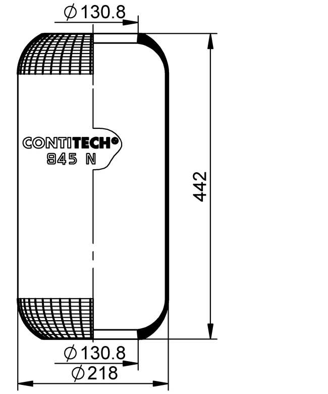 945 N5 | 马牌空气弹簧 适用于依维柯客车