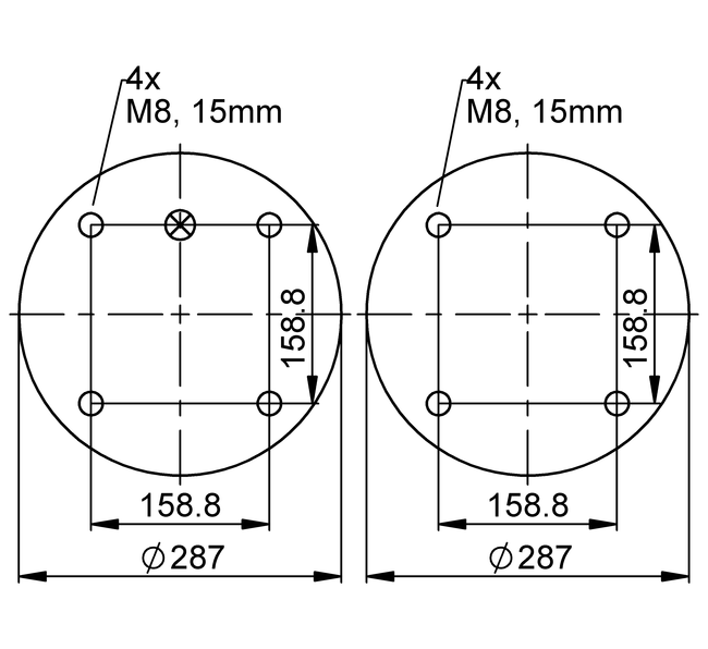 FS 530-11 CI G1/4 | 马牌康迪泰克单囊式空气驱动器