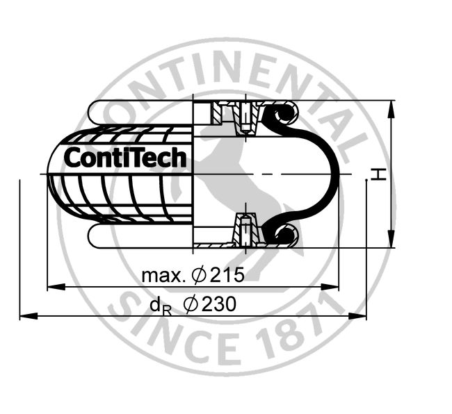 FS 120-9 CI G1/4 | 马牌康迪泰克单囊式空气驱动器