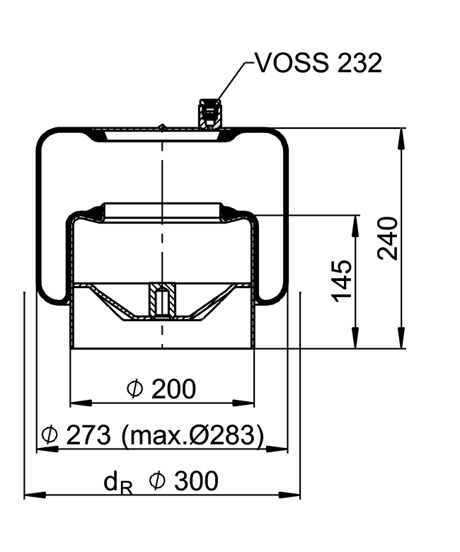 4391 N P21 | 康迪泰克空气弹簧 适用于梅赛德斯-奔驰阿克托斯卡车