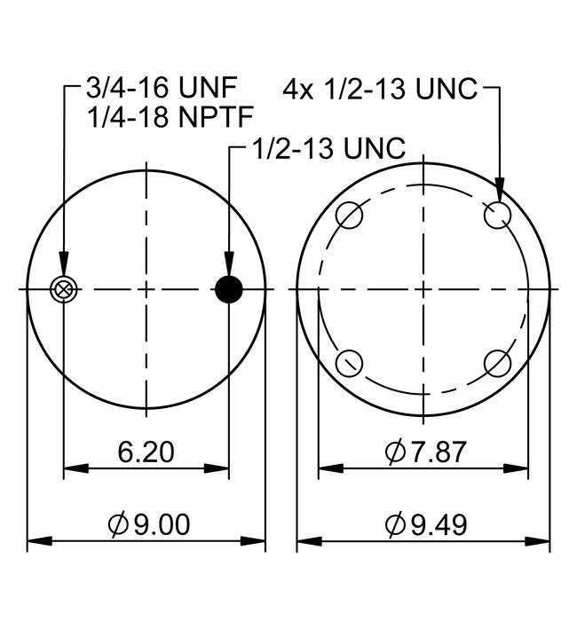 9 10-12 P 932 | 康迪泰克空气弹簧 适用于金龙客车