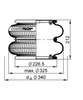 FD 330-22 1/1 M8 | 马牌康迪泰克双囊式空气驱动器