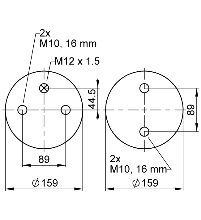 FD 200-19 P04 | 康迪泰克空气弹簧 适用于斯堪尼亚卡车